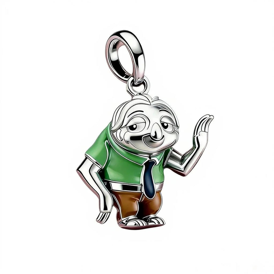 Berloque Flash Zootopia em Prata 925 para pulseira feminina