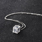 Colar Caixa Cristal